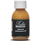 Rubio Monocoat Universal Maintenance Oil, 200 ft&sup2;, Pure, 100 mL | Maintenance Oil, Restores Satin Sheen &amp; Protection on Interior Wood, Ideal for Furniture &amp; Floor, Finished with Oil Plus 2C