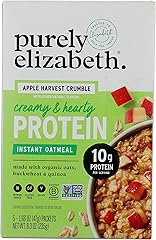 PURELY ELIZABETH Apple Harvest Crumble Instant Protein Oatmeal, 8.3 OZ