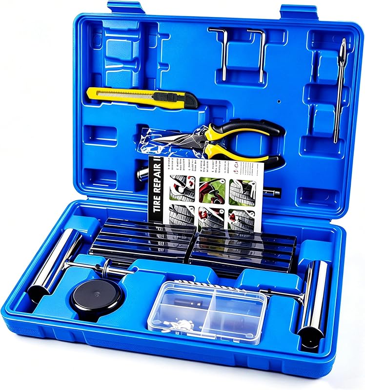 Reifenreparaturset 68-teilig, Auto, Motorrad, ATV, Jeep, LKWs