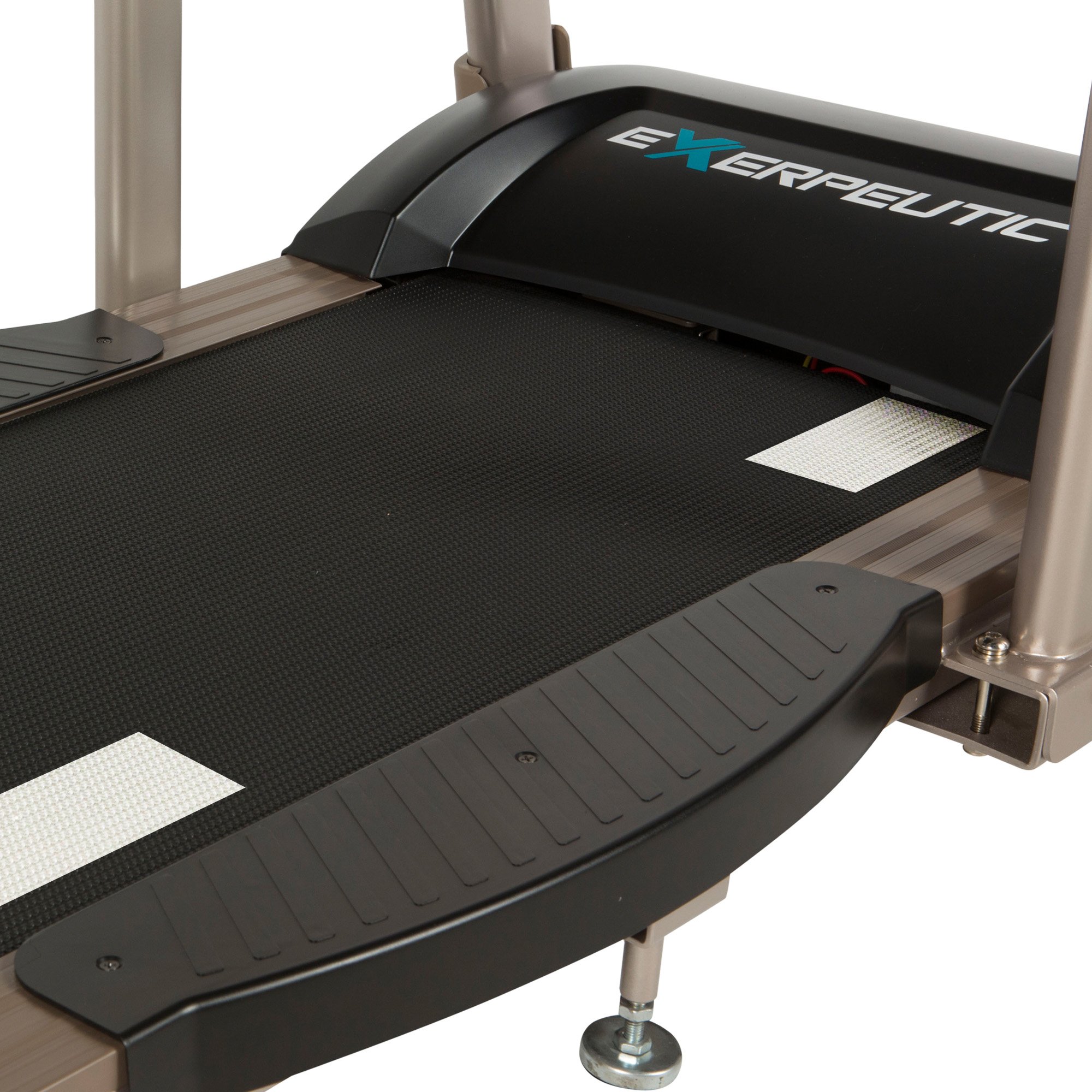 Senior Fitness Treadmill, 400 lb Capacity, Safe Design with Full-Length Rails, Low Step-Up Height, 0.2–4 MPH Motorized Walking Treadmill for Elderly, Recovery & Home Exercise