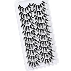 Veleasha Lashes Fluffy Wispy Faux Mink Eyelashes