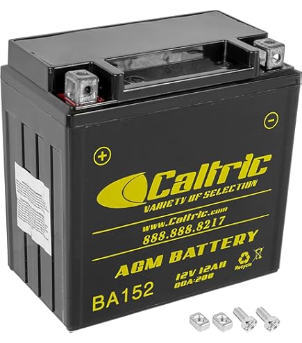 YTX14-BS AGM Battery For Honda Rancher 350 ATV - 12V 12AH Replacement Power Cell