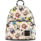 Loungefly POP Disney Villains Tattoo All Over Print Womens Double Strap Shoulder Bag Purse