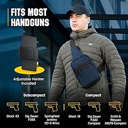 M-Tac CCW Sling Bag for Men & Women - EDC Shoulder