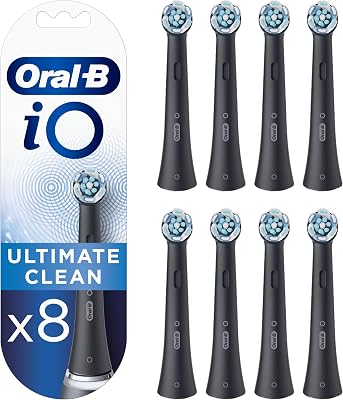 Testine di Ricambio iO Ultimate Clean, Nere, 8 Ricambi