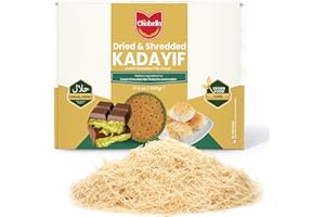Chobella Premium Dried & Shredded Kataifi Fillo Dough, 500g (1.1lb), Kurutulmus Kadayif Pastry Dough, Ingredient for The Viral Dubai Pistachio Chocolate Bar, Knafeh, Kunafa, Phyllo, Katifi, Kataifi