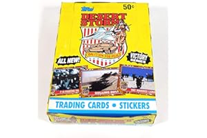 1991 Topps Desert Storm Victory Series 2 Trading Card Box (36 Packs) Yellow