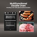 Hisense BID95211BGUK Built In Electric Double Oven Stainless Steel A A Rated view 7
