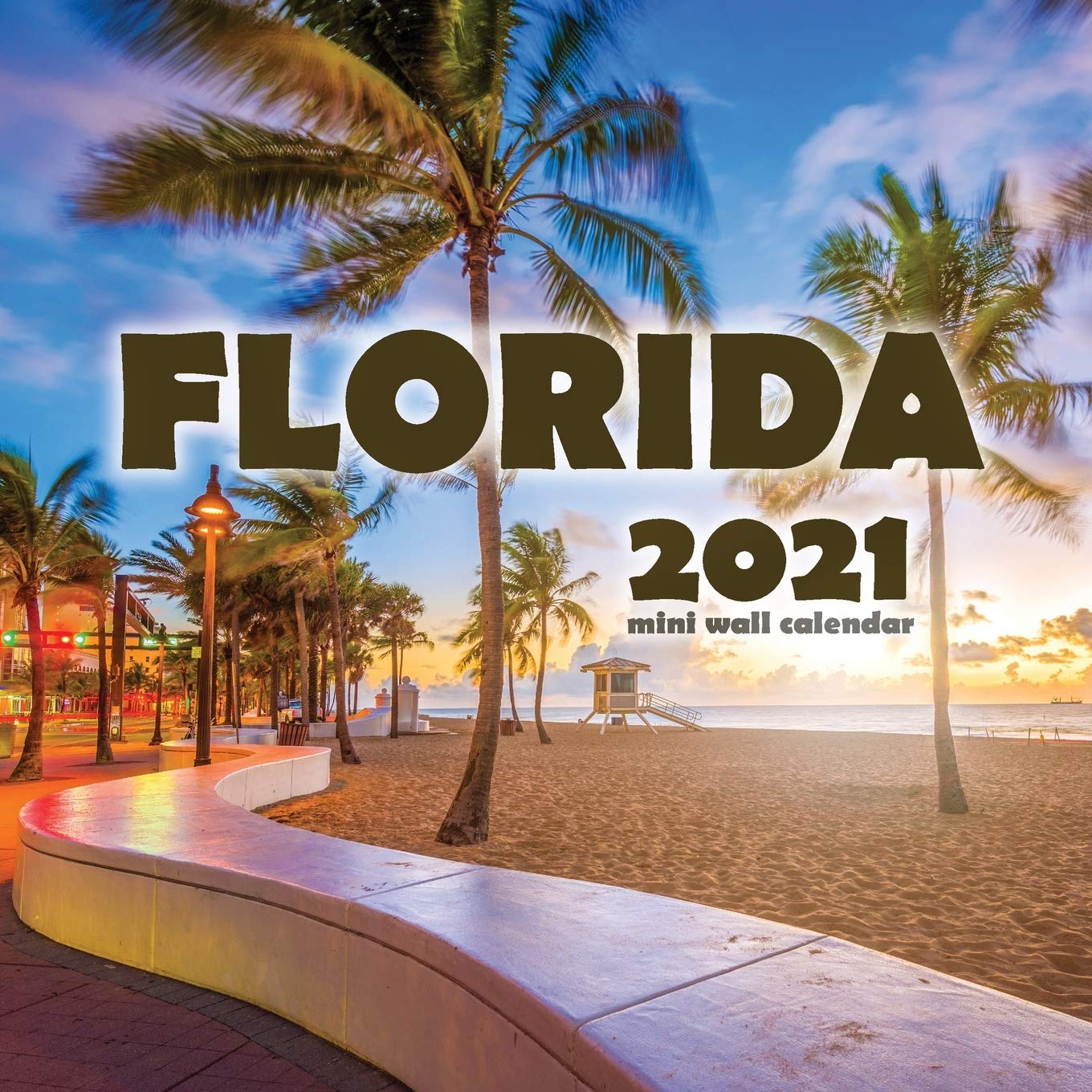Florida 2021 Mini Wall Calendar Just Be 9781713902515 Amazon Com Books kalender 2021 florida