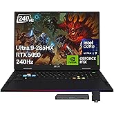 msi Raider 18" QHD+ 240Hz Gaming Laptop, Intel Core Ultra 9 285HX, GeForce RTX 5090 24GB GDDR7, 64GB DDR5, 3TB Storage (2TB SSD+1TB Docking Station), Backlit Keyboard, Copilot, Wi-Fi 7, Win 11, Black
