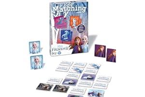 Wonder Forge Frozen 2 Memory Matching Game for Kids Ages 3-5 - Toddler Learning & Educational Toys Featuring Anna, Elsa, and Olaf - Fun Disney Toys