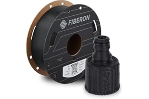 Polymaker Fiberon ASA-CF08 Black Carbon Fiber 3D Printing Filament 1.75mm 0.5KG, UV & Weather Resistant, High Rigidity, Heat 