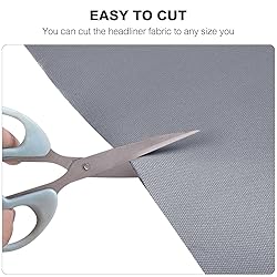 OTOEZ Gray Headliner Fabric Foam Backing Material