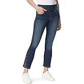 Gloria Vanderbilt Womens Amanda Pull on High Rise Jean Petite