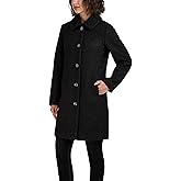 Laundry by Shelli Segal Women's Women’s Chunky Knit Long Coat- Single-breasted Peacoat Jacket