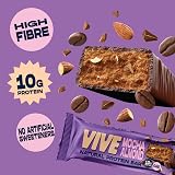 Vive Mocha Almond Protein Bars Vegan High Fibre Pack of 12 view 5