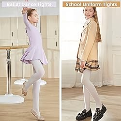 leg elegant Girls Microfiber Soft Opaque Footed