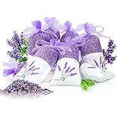 8 Packs French Lavender Sachets for Drawers and Closets Fresh Scents, Home Fragrance Sachet Sleep, Purple Sachets