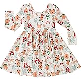 pureborn Baby Toddler Girl Viscose from Bamboo Dress 2-5T