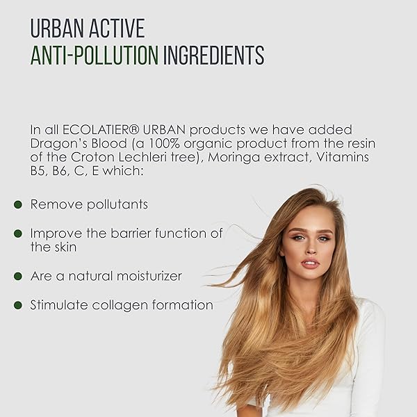 ECOLATIÈR VOLUME BOOSTING HAIR BALM FOR THIN HAIR – VOLUMIZING DEEP CONDITIONER, VEGAN AND SULFATE-FREE, HAIR TREATMENT FOR MEN & WOMEN, ADDS BODY AND SHINE, 98.6% NATURAL INGREDIENTS, 13.5 FL OZ