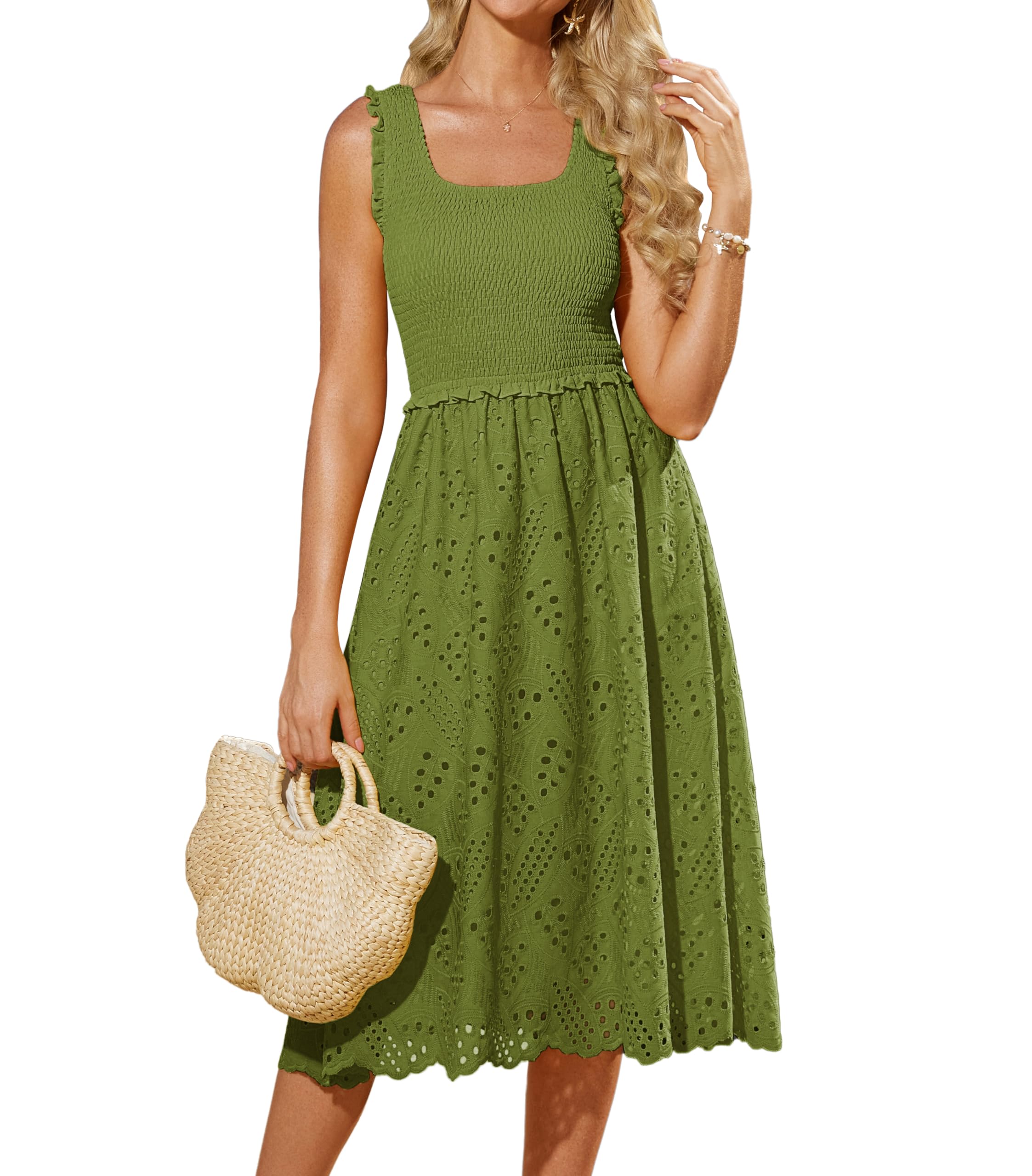 GRACE KARIN 2025 Womens Casual Square Neck Simple