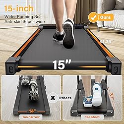 ACTFLAME Walking Pad with Incline, Portable