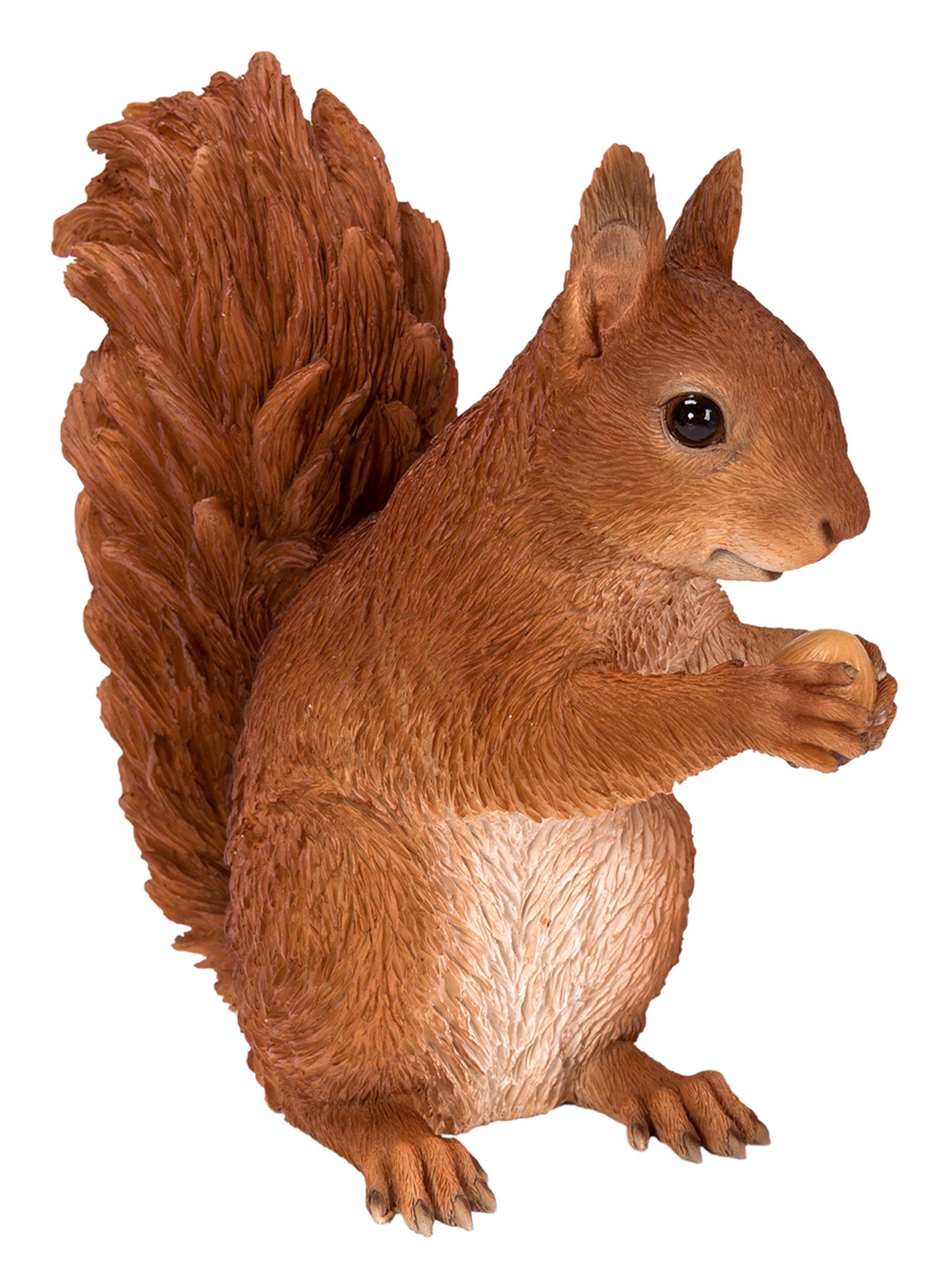 Real Life Sitting Red Squirrel | Resin Home or Garden Decoration | XRL-RS05-B