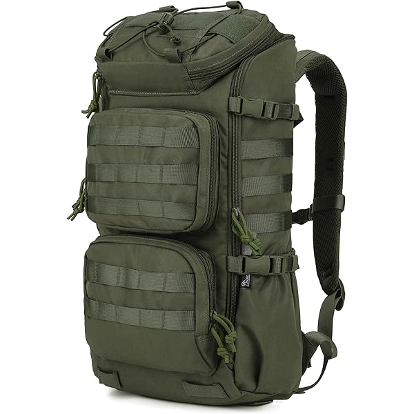 Brandit Assault Sac à Dos Militaire Taille Moyenne - Woodland Camo - Neuf