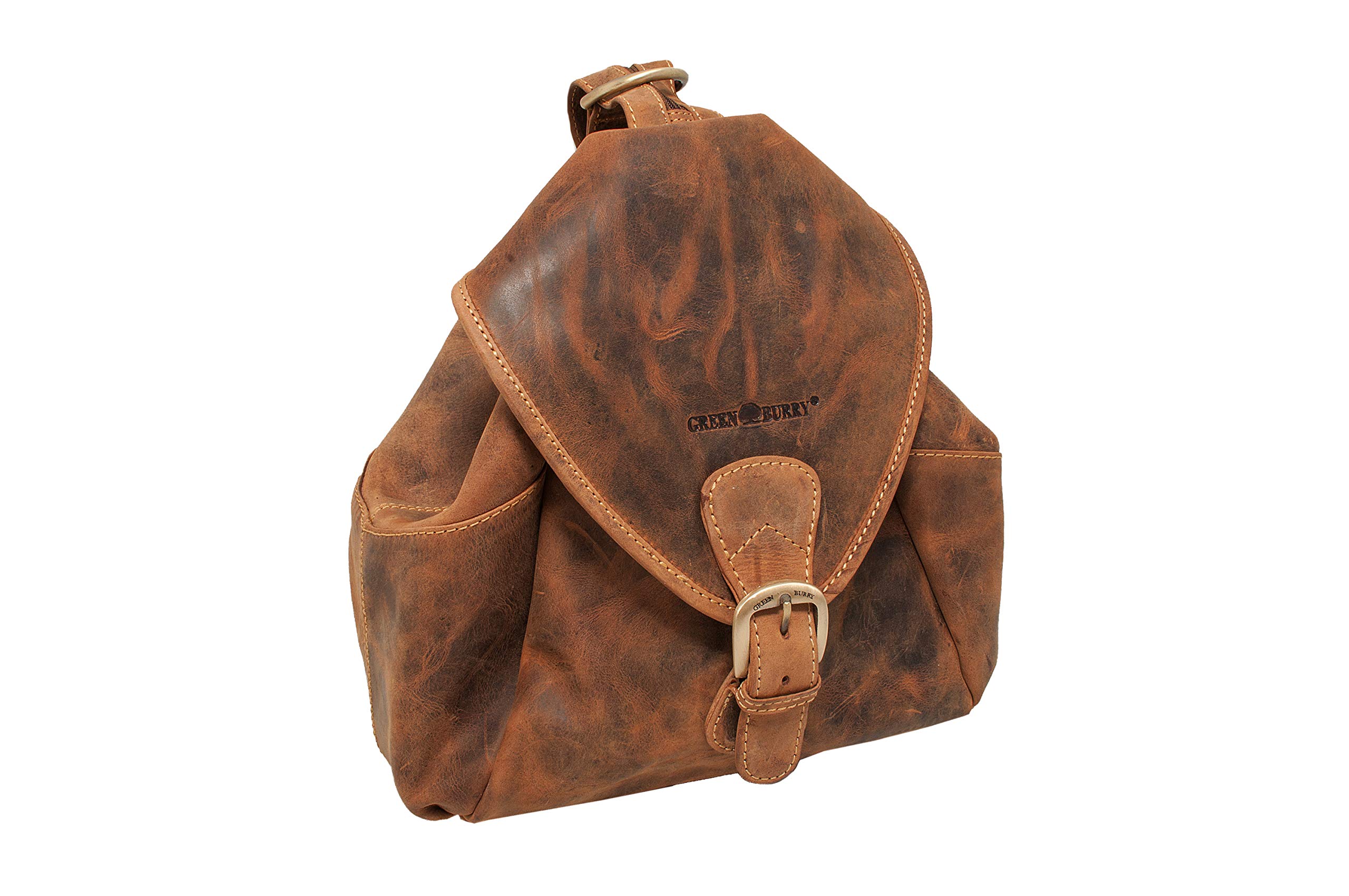 Green Burry Vintage Unisex Bag, Sattelbraun, Taille unique, Vintage