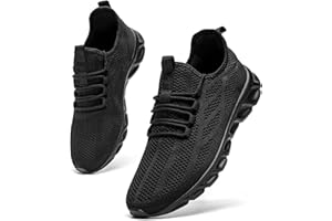 Oltyutc Mens Gym Running Shoes Slip-On Tennis Shoes Non Slip Breathable Workout Sneakers for Walking Jogging