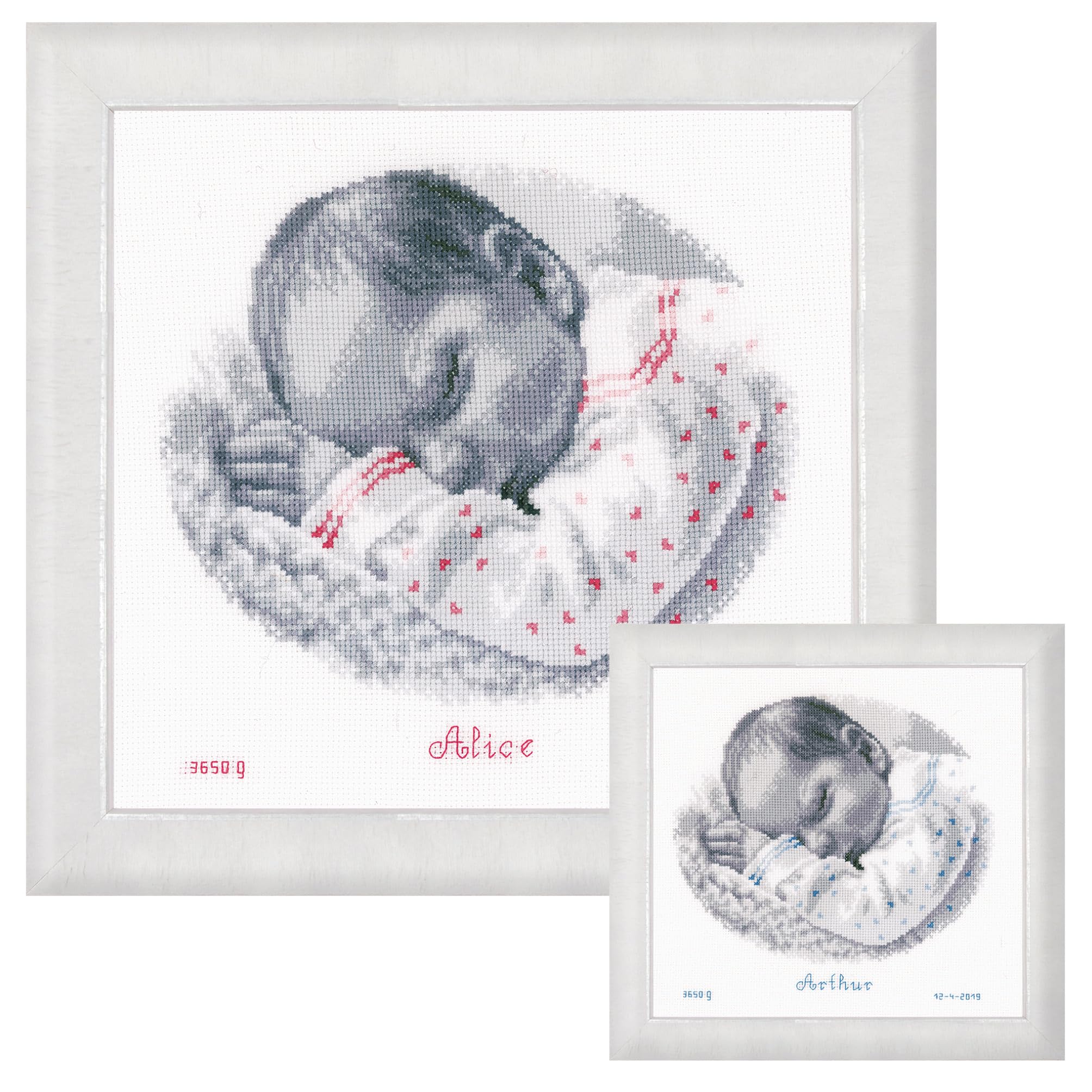 Counted Cross Stitch Sleep Baby