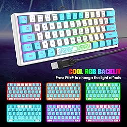 60% Gaming Keyboard and Mouse Combo Samll Mini RGB