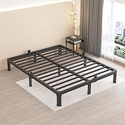 MAF 7 Inch Queen Metal Platform Bed Frame with