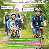 AWANFI Walkie Talkies for Kids Rechargeable Long Range VOX Flashlight USB-C 2 view 7