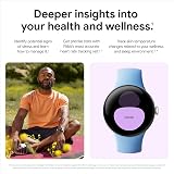Google Pixel Watch 2 with Fitbit Heart Rate Tracking Obsidian Band Wi-Fi view 6