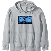 Blizzard Entertainment Official Blue Logo Zip Hoodie