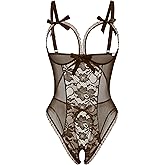 Avidlove Sexy Lingerie for Women One Piece Lace Babydoll Sleepwear Bodysuit