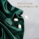 ZIMASILK 100% Mulberry Silk Pillowcase 6A 600T 50x75 cm Blackish Green view 2