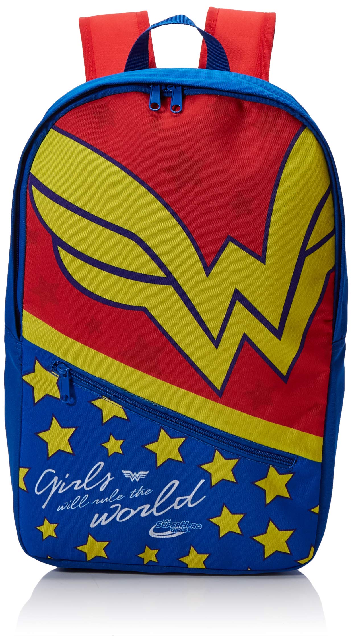 BB Designs Europe Limited Unisex-Adult Wonder Woman Printed Baclpack Backpack Multicolour (Blue)