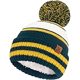 FZ FANTASTIC ZONE Kids Toddler Winter Hat Beanie with Warm Fleece Ski Baby Hats for 2-7 Years Skull Cap Baby Boys Girls Gifts