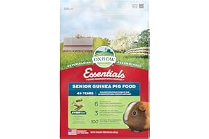 Oxbow Essentials Senior Guinea Pig Food - All Natural Food Pellets for Senior Guinea Pigs - 8 lb.