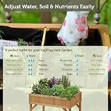 VegTrug 8 Pocket Herb Planter Natural – Raised Bed for Herbs view 4