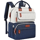 Legestori Diaper Bag Backpack, Baby Boy Diaper Bag, Unisex Large Baby Bag for Mom, Waterproof Baby Essentials Travel Diaper Backpack with Insulated Pockets and Stroller Straps