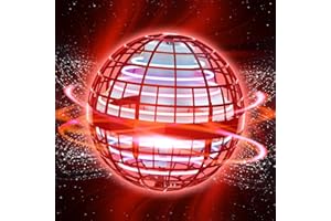 Bargourp Flying Orb Ball, Galaxy Ball 2023 Upgraded Cosmic Globe Boomerang Ball for Kids Teens Adults, Cool Toys Gifts for Christmas Birthday New Year Indoor Outdoor (RED)