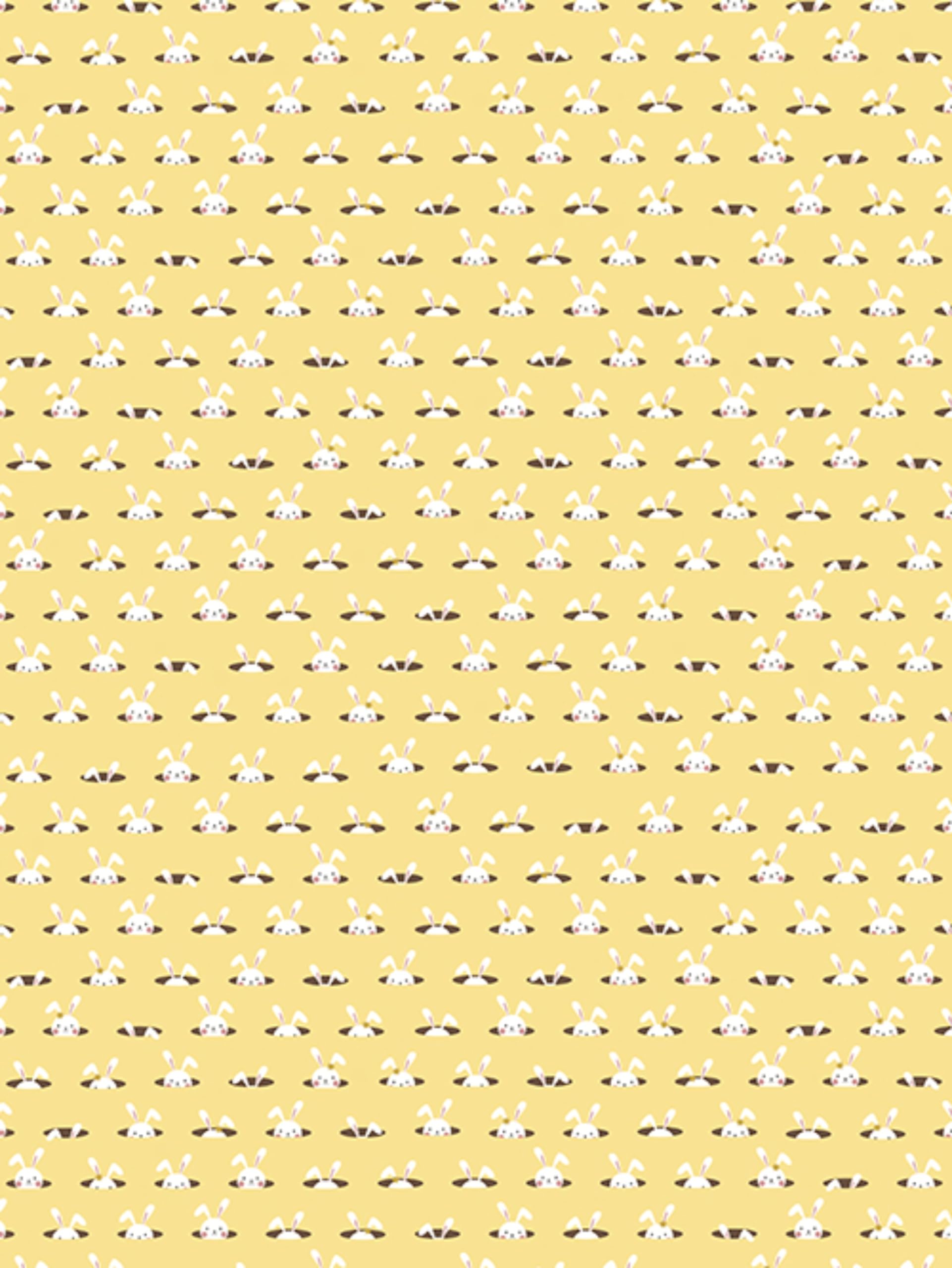 Décopatch FDA781C - A pocket of 20 sheets texture 30x40 cm - Rabbits with gilding - DIY - Customisable Décor - Completely Personalise - Creative + Leisure