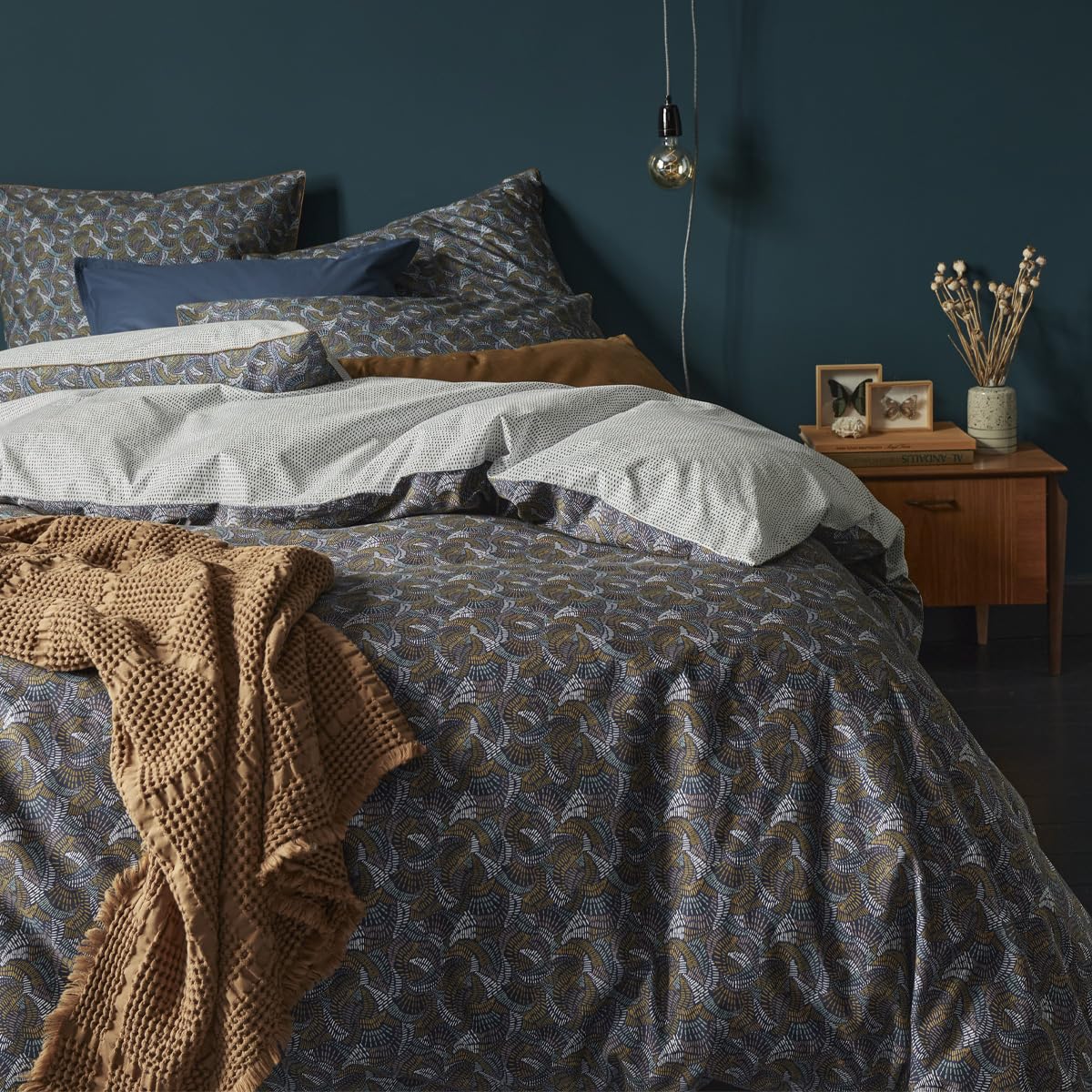 Cotton Percale Duvet Cover, Talisman, 200 x 200 cm, Essix