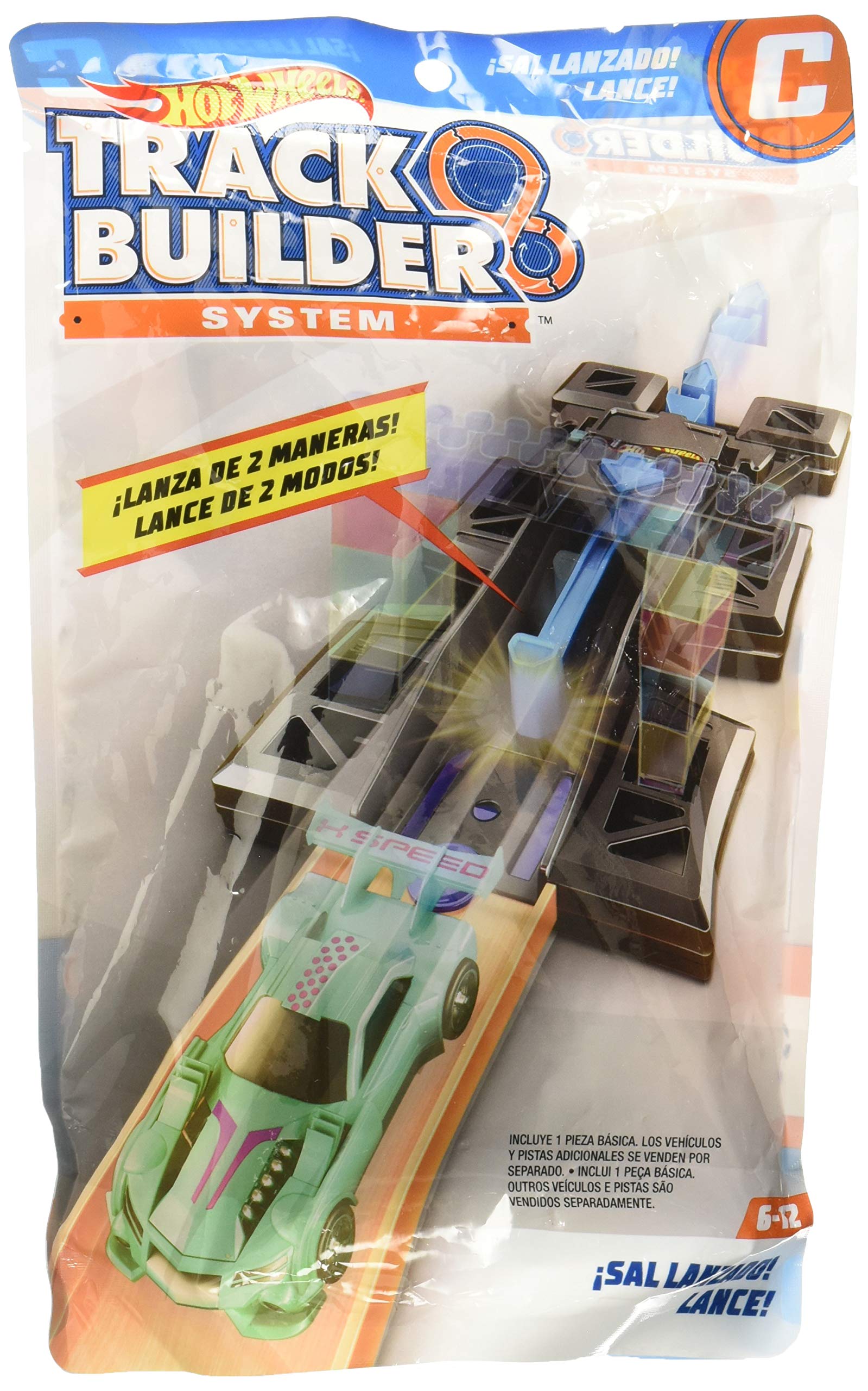 Hot Wheels Toy, Track Builder C - Lanceren, Spacial Awareness, Unisex, Manual, 0 Batteries, 5.5 x 17.0 x 27.0 cm, 70.0 grams, Kid, Cartoon, Hot Wheels Character