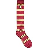 Harry Potter Striped Juniors/Ladies Knee High Socks with Embroidered Crest