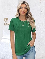 Kistore Women's Fashion 2025 Round Neck Short