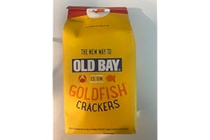 The Drayce Place Old Bay Goldfish Seasoned Snack Crackers Limited Edition Flavor, TDP Sticker, 6.6 Ounce (Pack of 1)